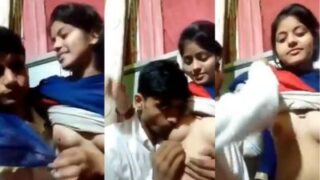 Mesum Isap Payudara Montok Sepupu dalam Video Desi