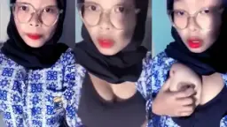 Hijabers SMA Montok, Payudaranya Bikin Goyang