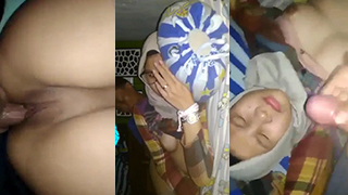 Ngentot Cewek Berjilbab yang Malu-Malu Sampai Muncrat di Wajahnya
