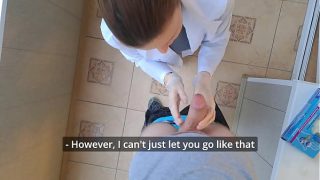 Dokter muda Rusia melayani nafsu di klinik! (ASMR POV)
