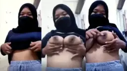 Gadis Berjilbab Montok Dada Montok Menggairahkan Mengerang
