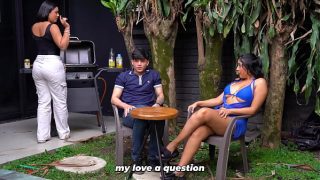 Diam-diam, Ibu Mertua Goyang Pacar Anaknya di Belakang – Big Jackson & Lina Henao