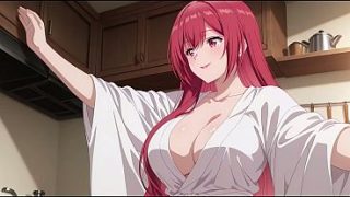 Anak tiri pulang awal, lihat istri bapak masak cuma pakai baju tipis kecil. Kureha Enomoto cosplay bugil panas (AI-generated)