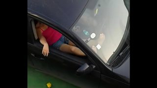 Gadis Arab seksi, horny di tempat umum