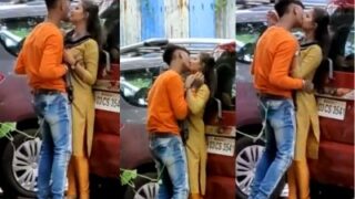 Pasangan desi mesum romantis di tempat umum bikin malu
