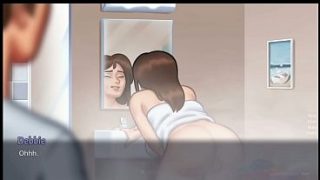 Ibu tiri nontonin perubahan kecil di badanku (18+), bikin makin pengen.