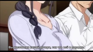 Mama sama anak perempuannya ngewein cowok bareng, subtitle Indo (Rus Sub)