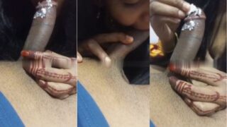 Istriku ngasih ngentot mulut mentega ke suaminya, bikin basah semua.