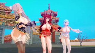 MMD virtual youtubers imlek panas bikin ngaceng 【KKVMD】 (by 熊野ひろ)