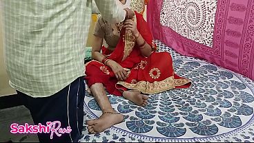 Bini baru nikah digocok mertua pas suami di kantor, pake saree, hari spesial, crot di dalem, pertama kali selingkuh, suara nafas basah, ngomong kotor Hindi.