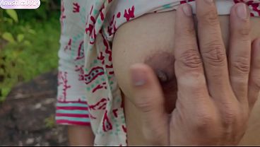 Desi gadis desa India di hutan, video mesum, ngewe panas